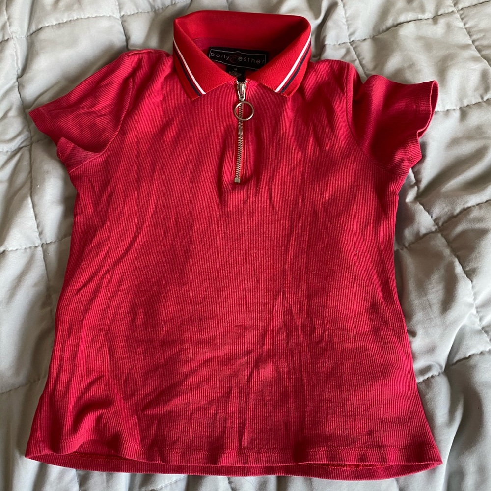 Red polo from Tillys